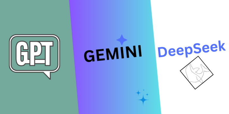 Read more about the article Which AI tool is best for use? ChatGPT vs. Gemini vs. DeepSeek